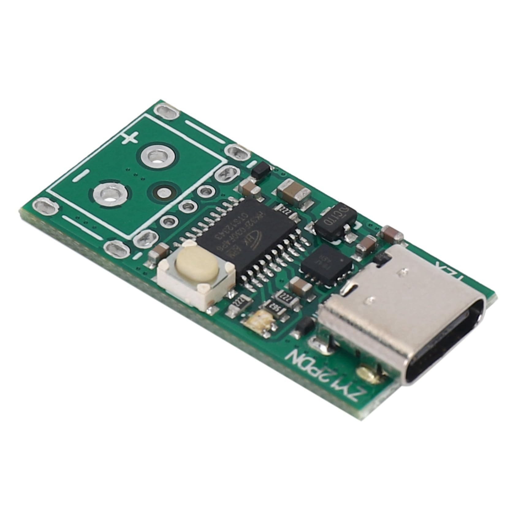 10X USB-C Pd2.0/3.0 Una Dc Convertidor Módulo de Fuente de Alimentación del Señuelo Probador de Detector de Sondeo de Encuesta de Activación de Carga Rápida (Zy12Pdn)
