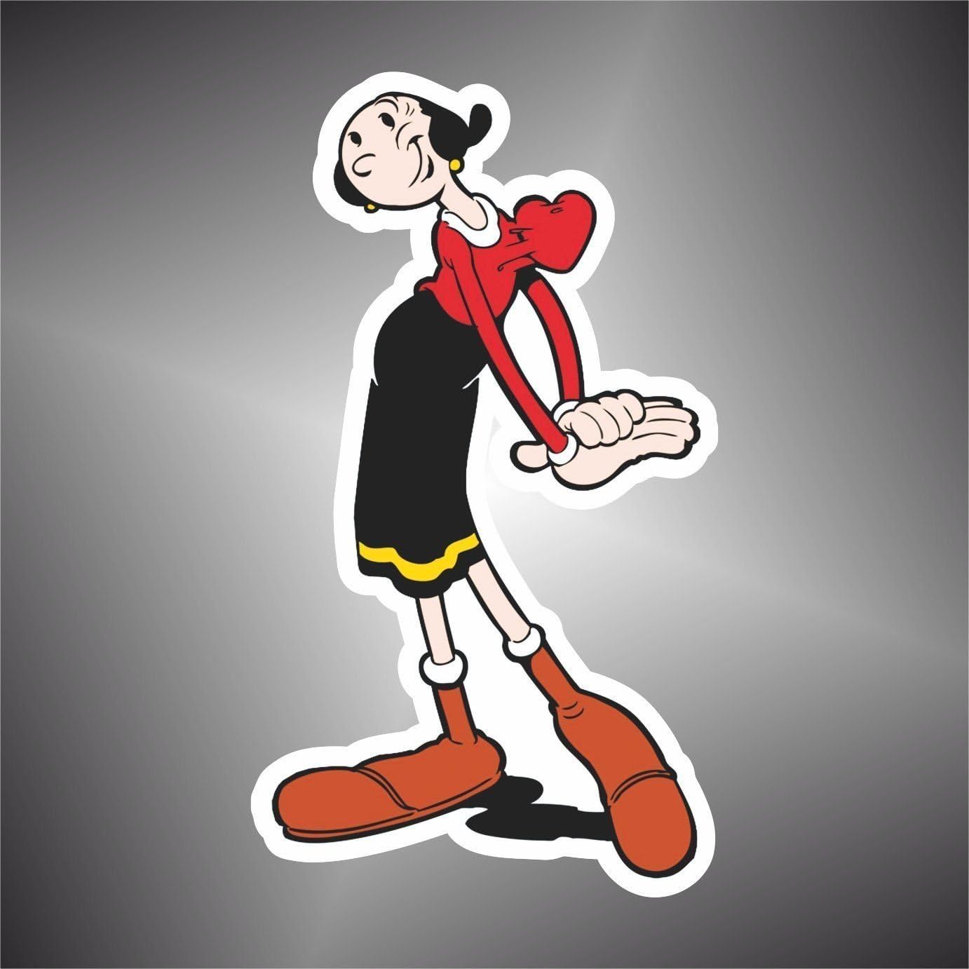 Graphiclab Adesivo Olivia Braccio di Ferro Popeye Comics Cartoon Sticker Amazon.it Auto e Moto Graphiclab Adesivo Olivia Braccio di Ferro Popeye Comics Cartoon Sticker Amazon.it Auto e Moto