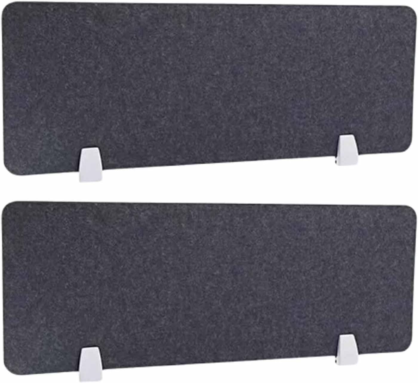 GJZQDKX 2 Pack Soundproof Desk Dividers | Freestanding Privacy Panels | Office Partitions for Noise Reduction & Visual Distractions | Effective Desk Divider Solution