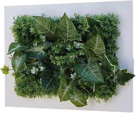 Amazon 壁掛けグリーンフレームシンゴジュームホワイト 光触媒 造花 観葉植物 インテリアグリーン 人工観葉植物 オンライン通販 Amazon 壁掛けグリーンフレームシンゴジュームホワイト 光触媒 造花 観葉植物 インテリアグリーン 人工観葉植物 オンライン通販