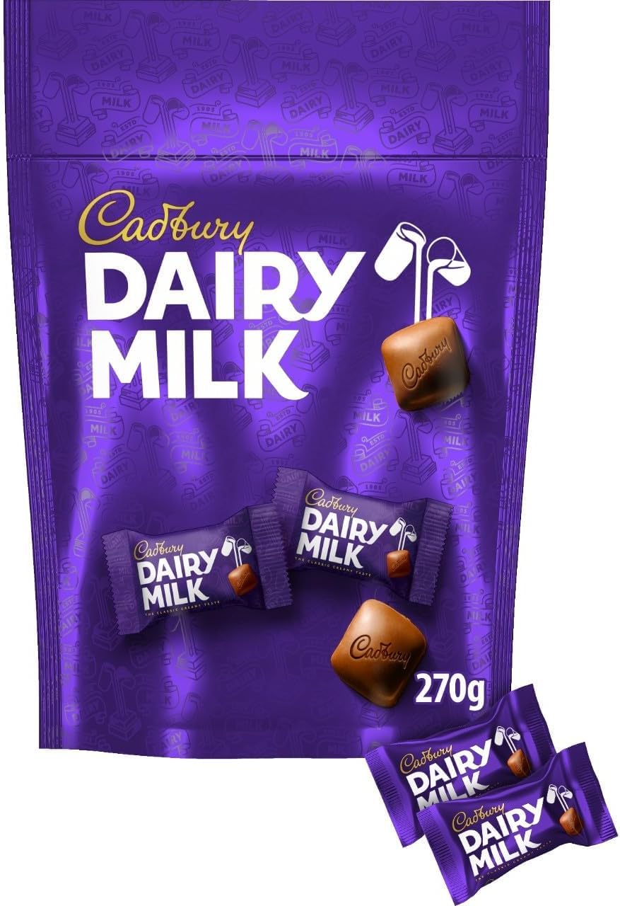Cadbury Dairy Milk Chocolate Chunk Pouch, 270 g (Pack of 1)