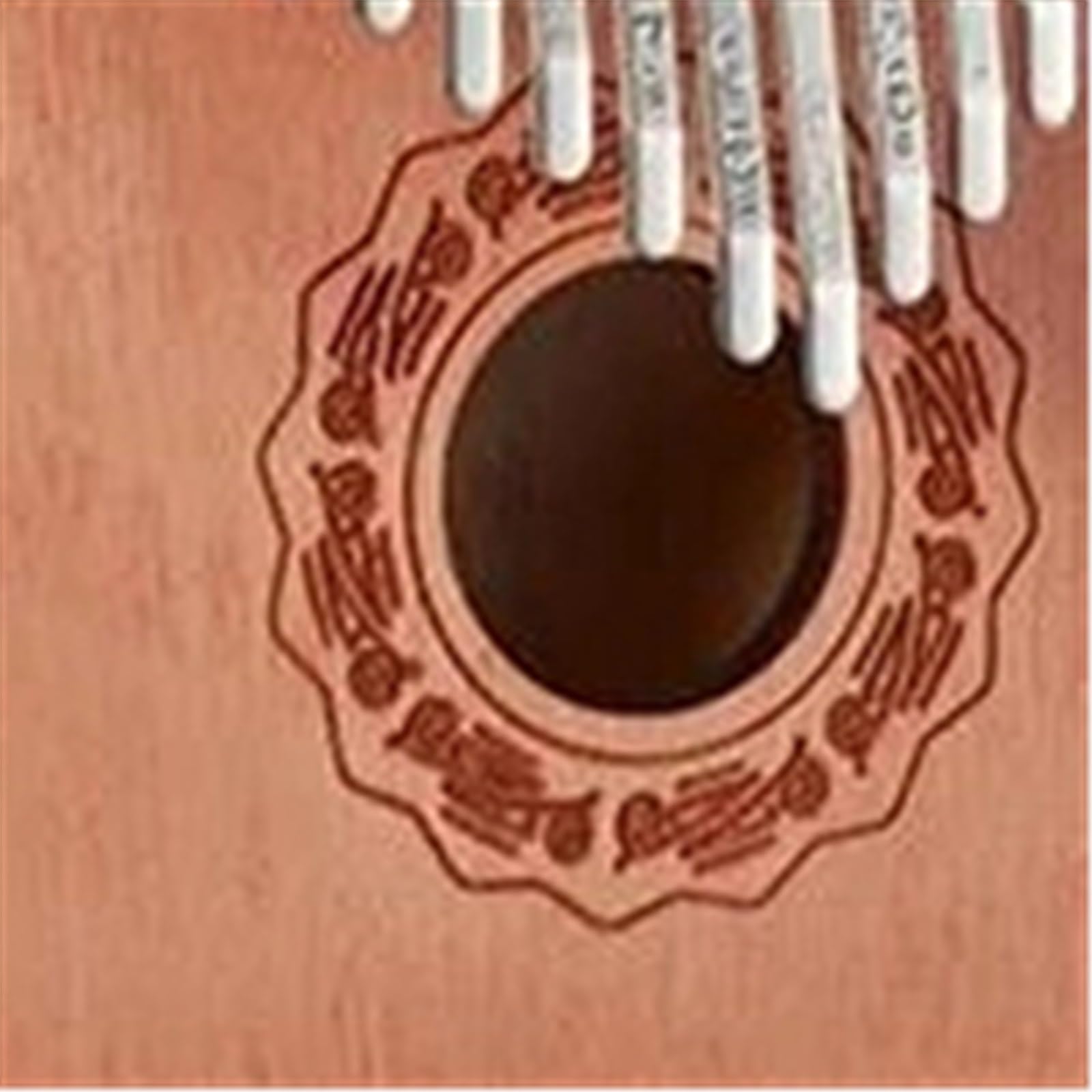 Kalimba portátil Kalimba Para Principiantes | Esta kalimba es fácil de llevar.(Red brown 17 key)