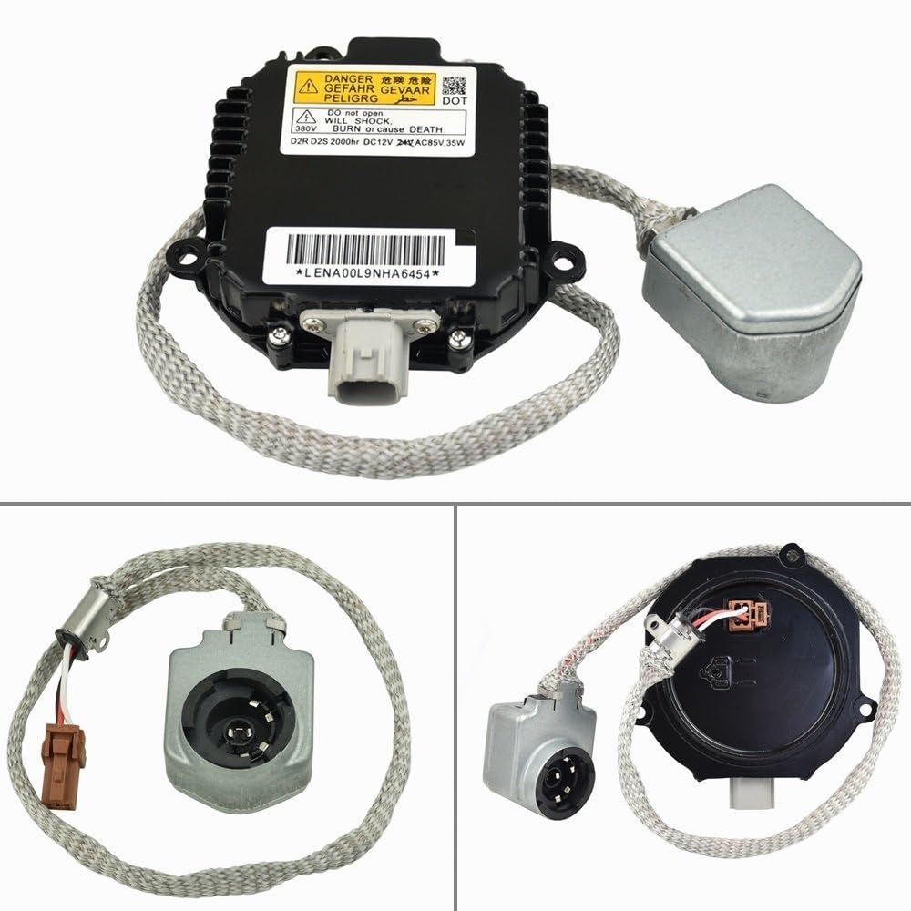 Xenon Ballast HID 28474-89904 28474-89915 Compatible Con Nissan Para Pathfinder Para Navara D2S D2R Xenon HID Faros Balasto Unidad De Control Módulo EC 28474-8991A 28474-8992A ( Color : With Igniter )