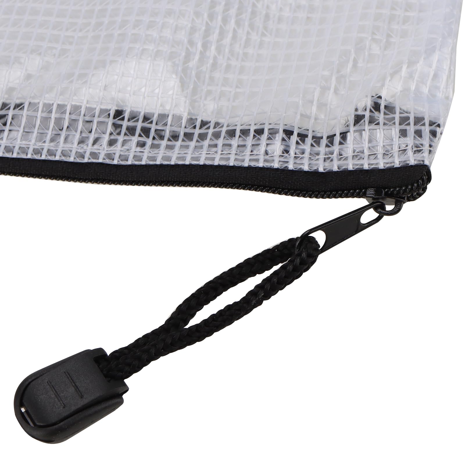 ZEONHAK 40PCS A3 Black Zip Wallets, 43x30cm 43x30cm Plastic Zipper Mesh Pocket for Office, Travel - Image 4