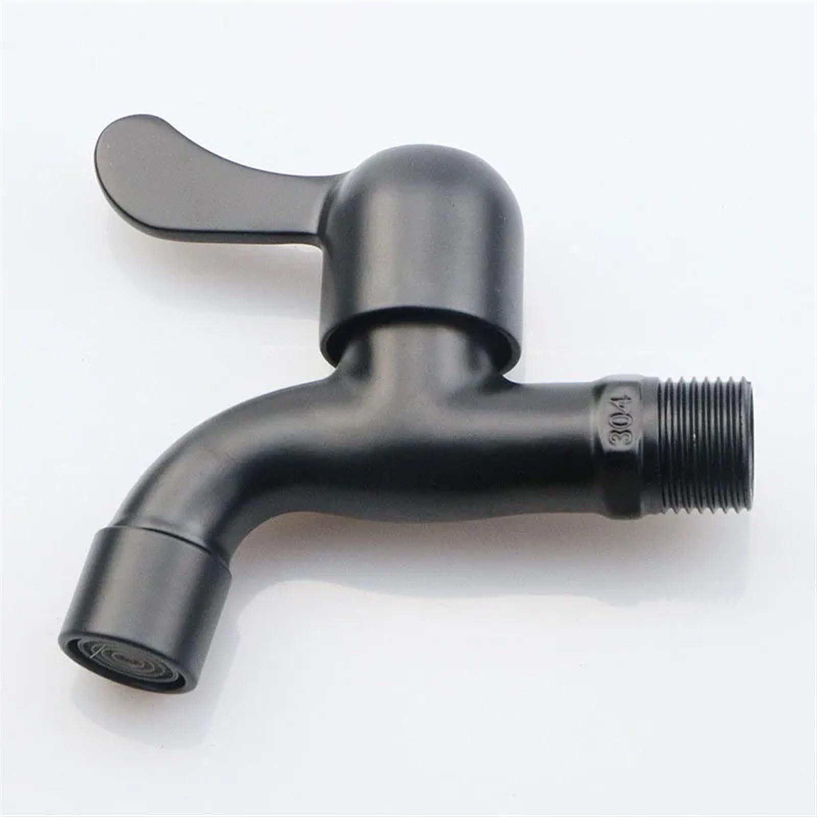Lsyhhxc B Stainless Steel Faucet Lack Wall Mounted Washing Machine Tap Ath Toilet Mop Pool Water Taps For Outdoor Garden Athroom(B)