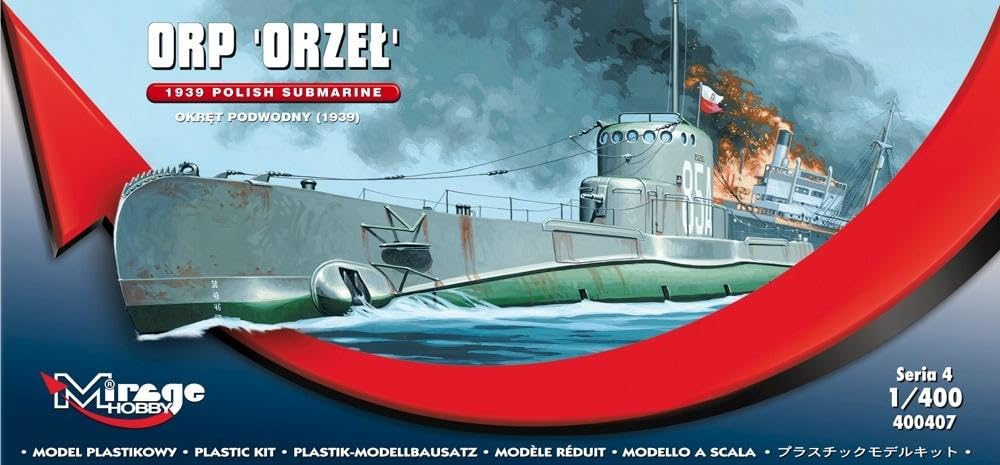 Mirage Hobby 1:400 - 'ORP ORZEL' Polish Submarine - MIR40047