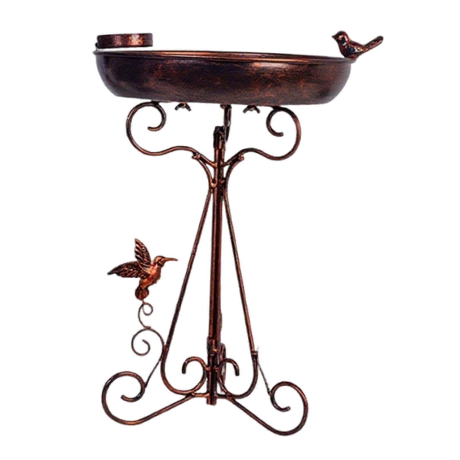 Vasca per Uccelli E Mangiatoia per Il Giardino, 30 X 43 Cm, Design Versatile per Abbeveratoio E Mangiatoia All'aperto,