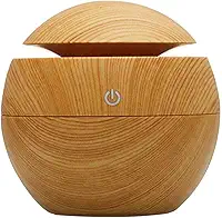 Umidificador Ultrassônico Usb Tipo Madeira Difusor aromas imita madeira Umidificador Aromatizador Difusor Aroma Eletrico Led 7 Cores