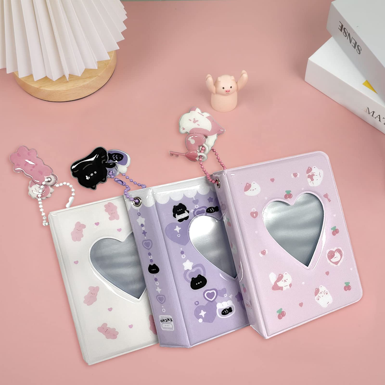 Mini Album Photo Kpop De 7,6 Cm, Porte-Carte Photo Avec 40 Pochettes
