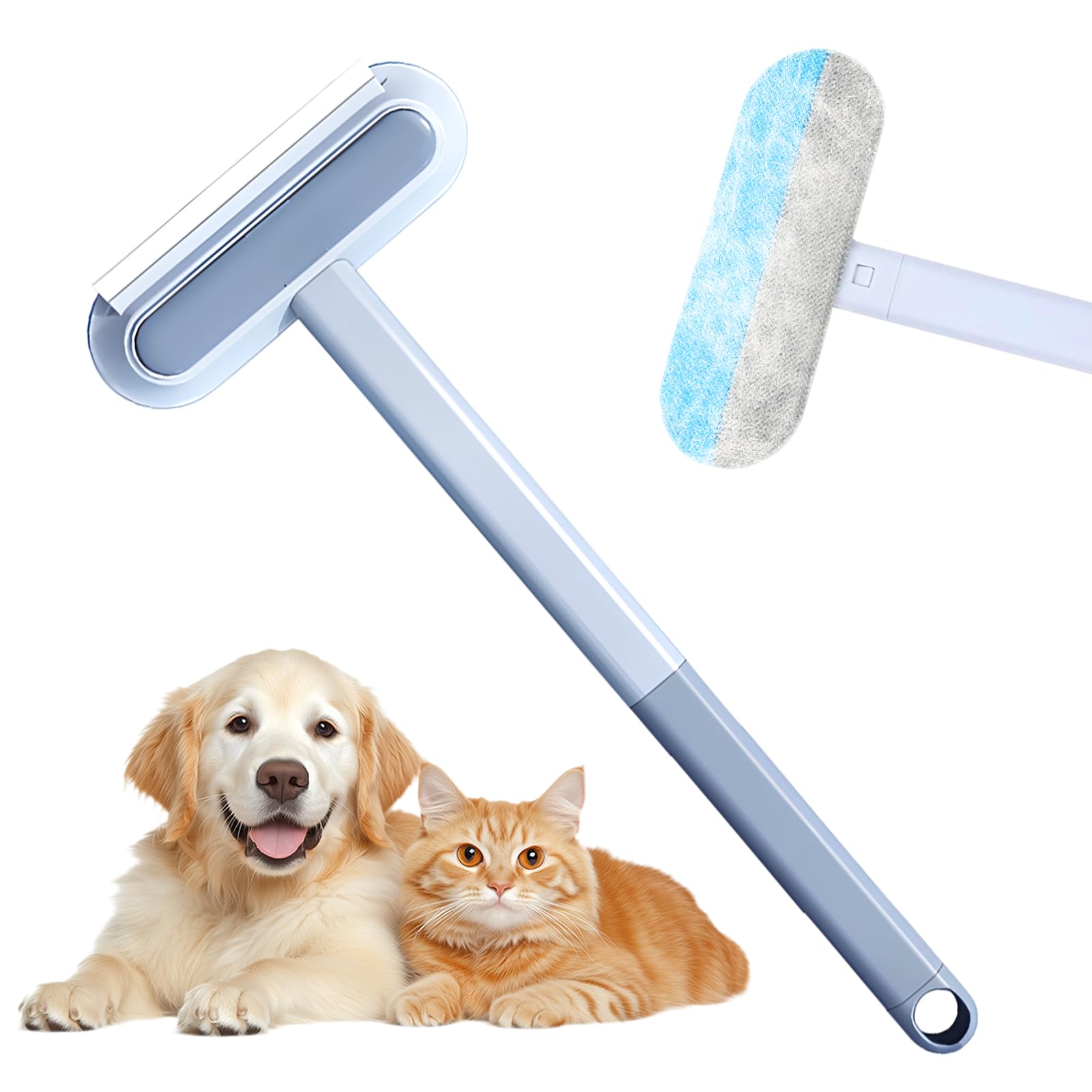 JUDUNA 2025 New Pet Hair Remover, 4 in 1 Pet Hair Removal Tool for Couch Carpet Furniture, Multifunctional Double Sided Dogs Cats Hair Removal Brush,