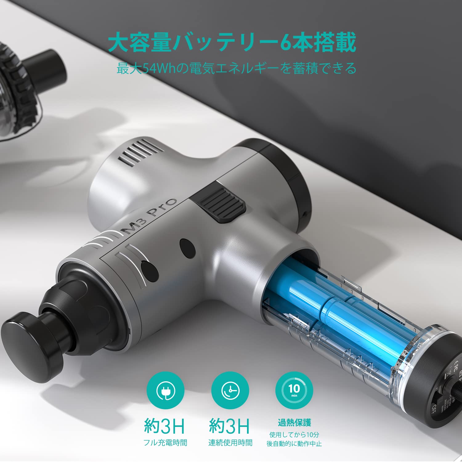 Amazon | opove M3 Pro 筋膜リリースガン プロも愛用 12mm振幅 