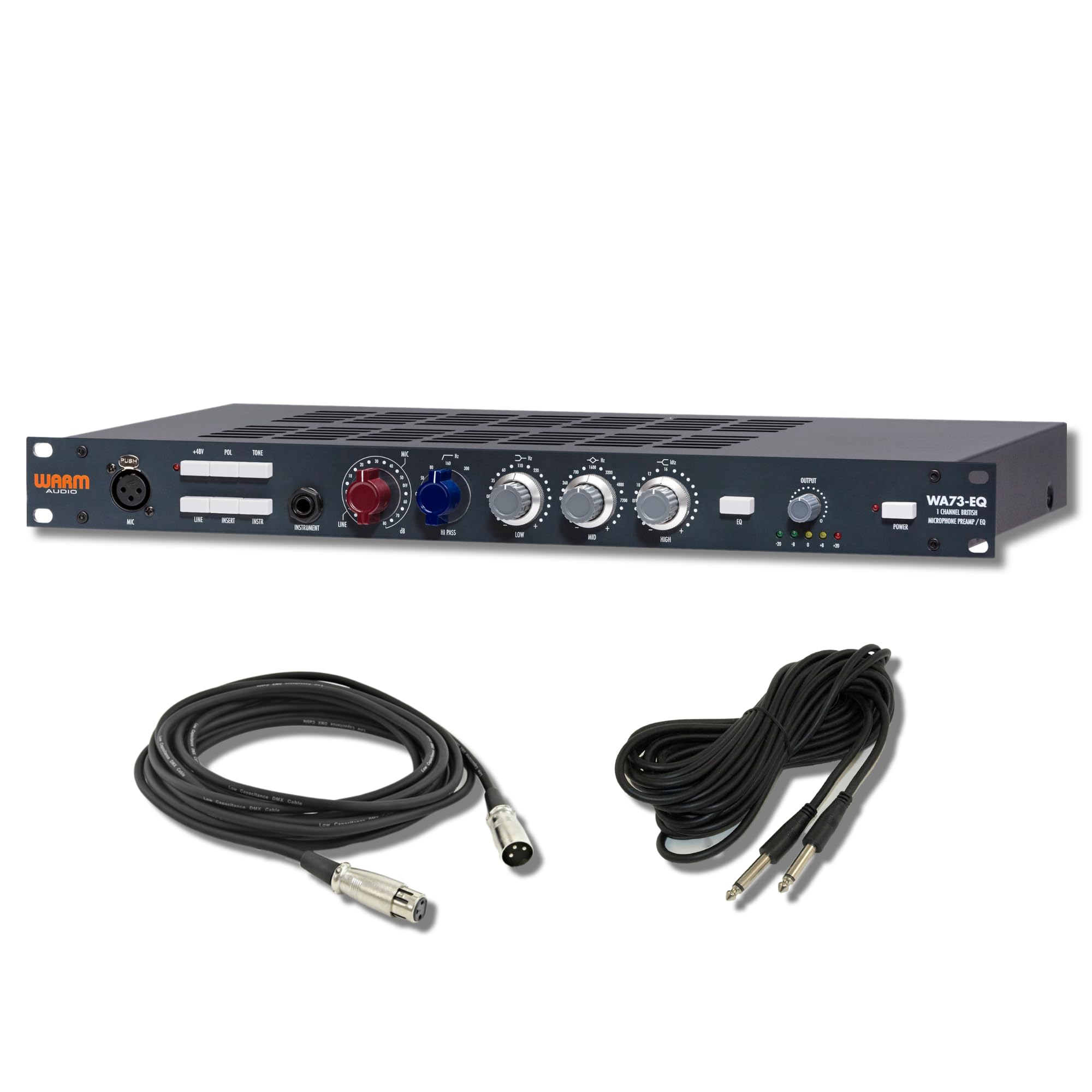 Amazon.com: Warm Audio WA73-EQ Microphone Preamp & EQ with 25 