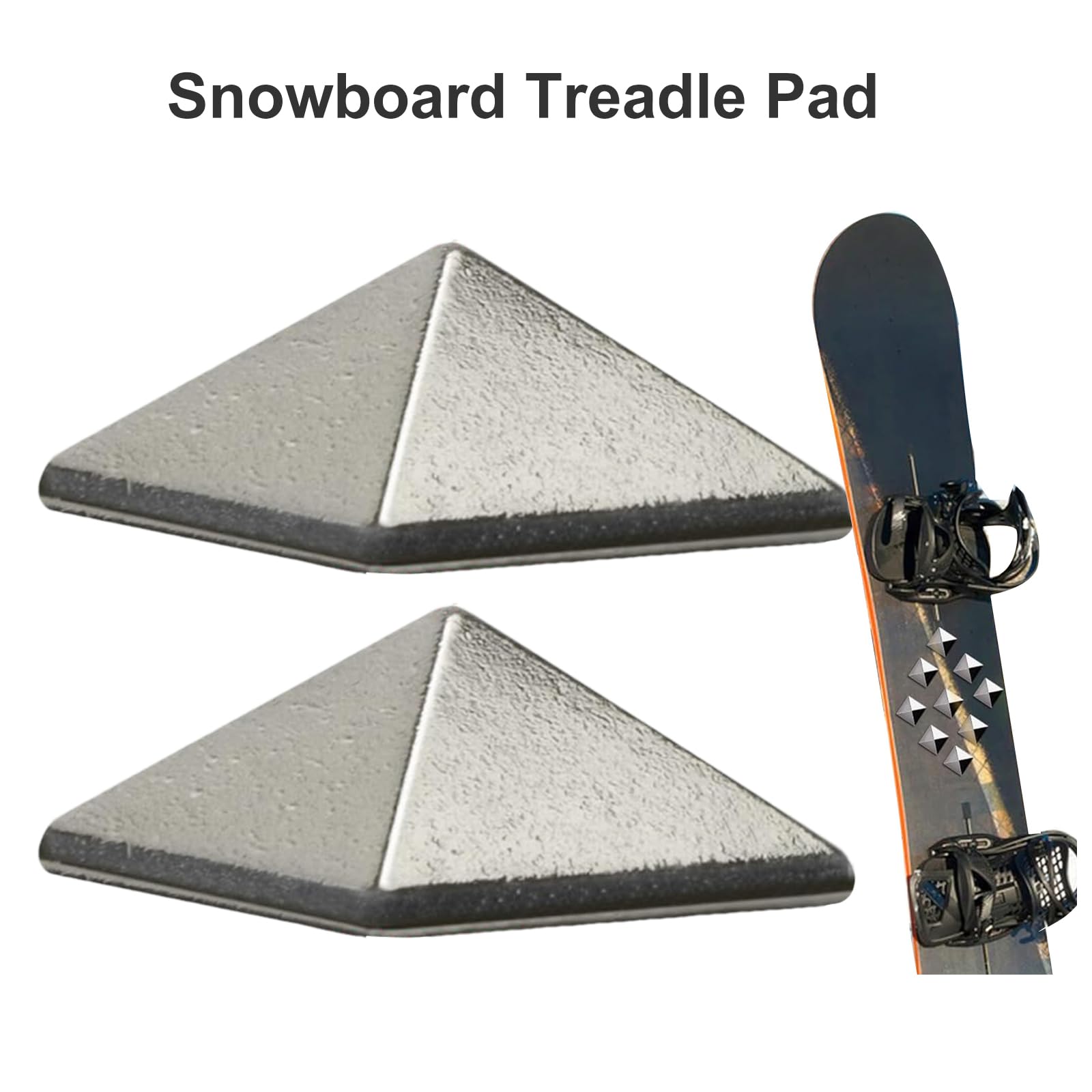 Stomp Pad Snowboard 3D Antidérapant Autocollant 6 Pièces
