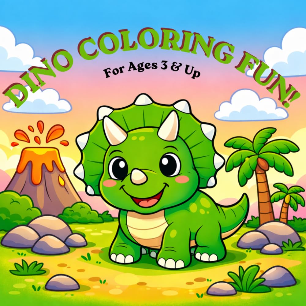 Dino Fun!: A Dinosaur Coloring Book