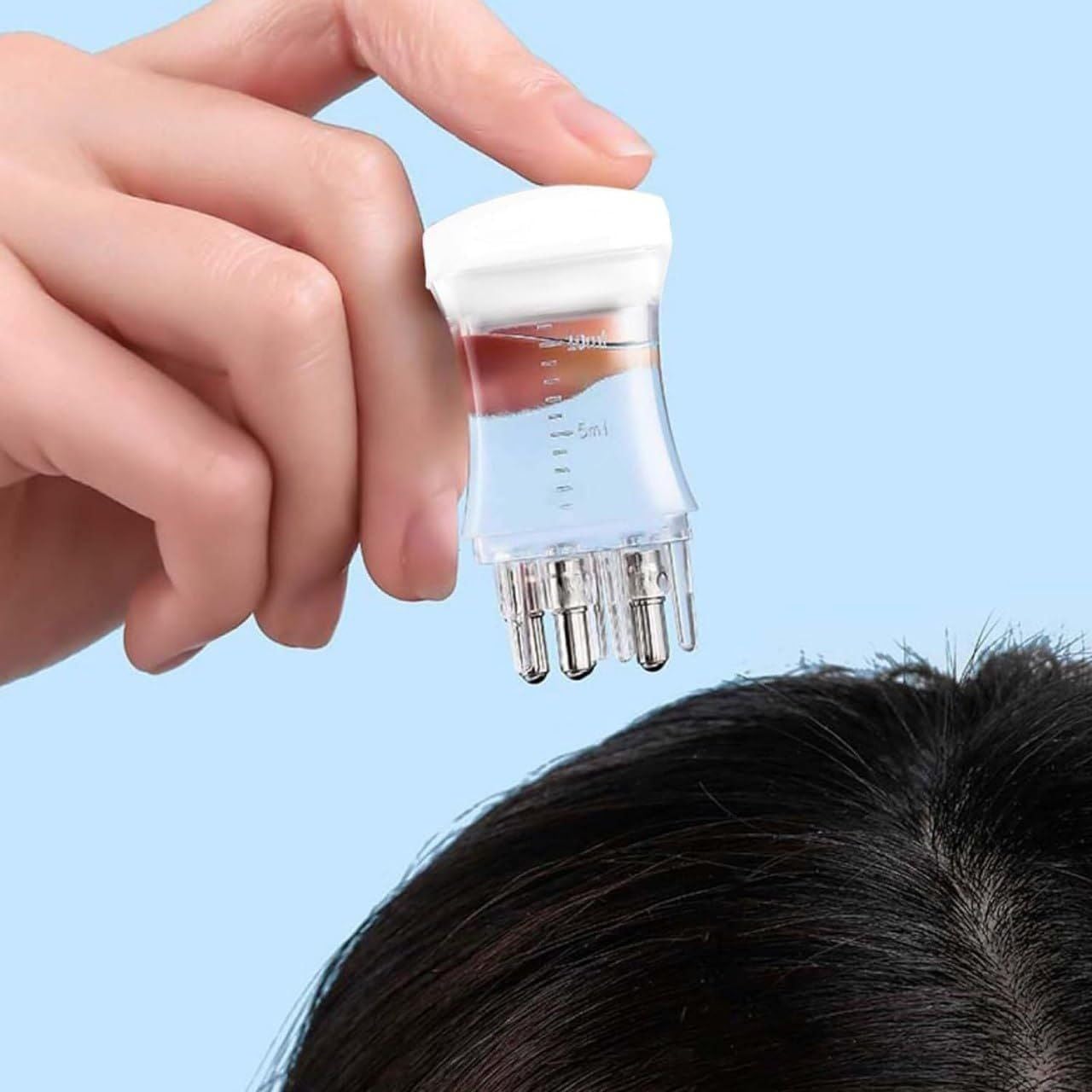 DEV STORE Scalp Applicator Comb - Hair Oil & Serum Applicator with Roller Ball Massager for Hair Growth - Portable Hair Treatment Tool-image-21