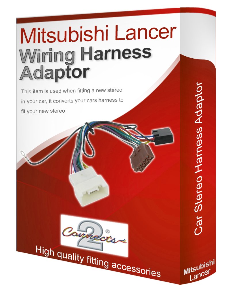 Buy Mitsubishi Lancer CD radio stereo wiring harness adapter lead loom