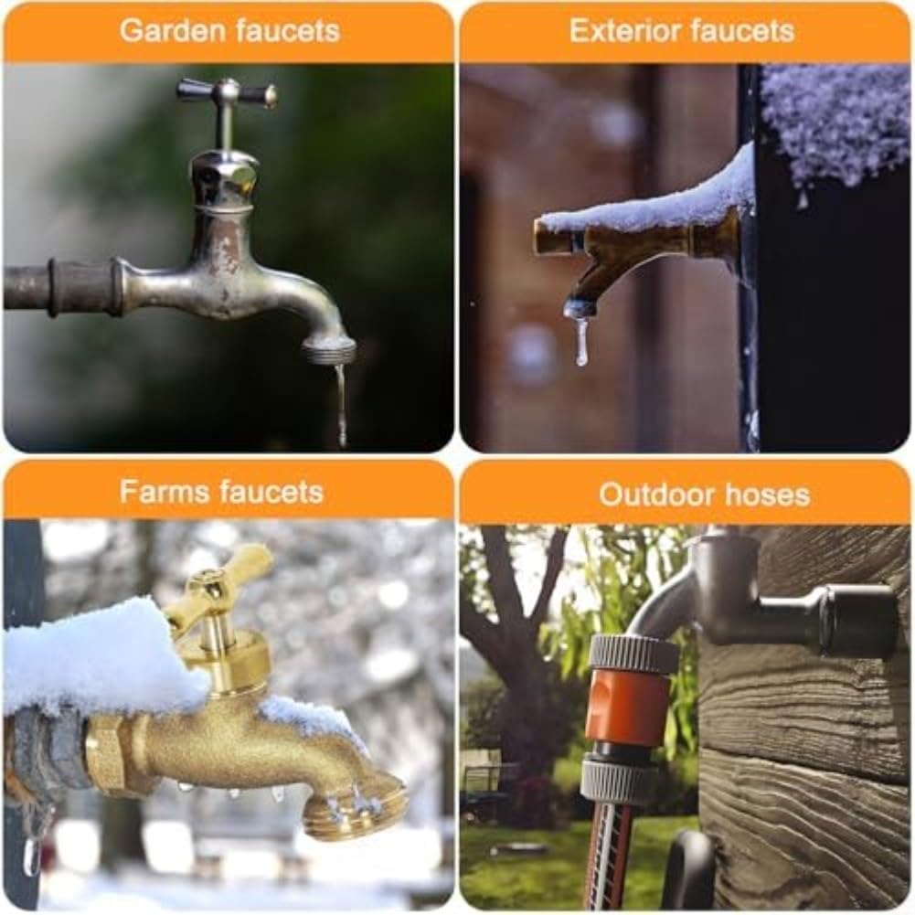 Válvula de grifo de latón resistente a las heladas, rosca Cali de 3/4 pulgadas, protección automática contra congelación, ideal para invernar mangueras de jardín y fontanería al aire libre