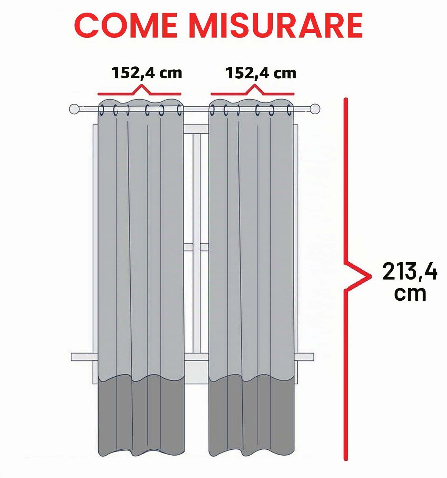 Elegant Comfort Tende semi-trasparenti con nappe con pon, set di 2 pannelli, con tasca per asta da 5,1 cm, per soggiorno, camera da letto, 60 x 84, giallo fluo