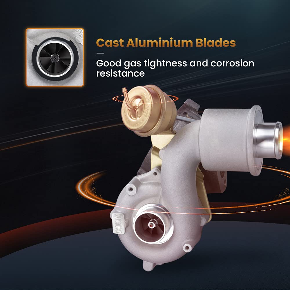 maXpeedingrods Turbocompressori motore auto per Audi TT A3 Turbocharger per SKODA per VW per Seat 1.8T K03S K03-052 53039880052 Turbina per Raffreddamento ad acqua + olio