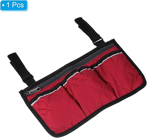 Miniatura 3 de PATIKIL Organizador de reposabrazos de silla, impermeable, para silla de playa, bolsa de almacenamiento para colgar reposabrazos, bolsa de