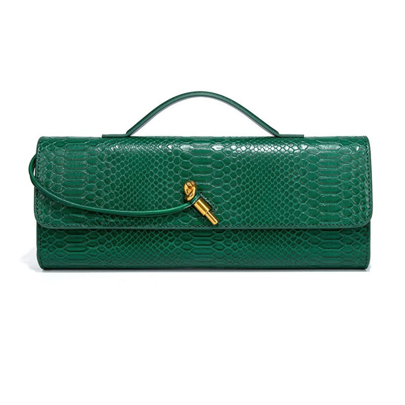 Torba crossbody, modna damska torba PU, długa kopertówka na ramię z klamrą wtykową