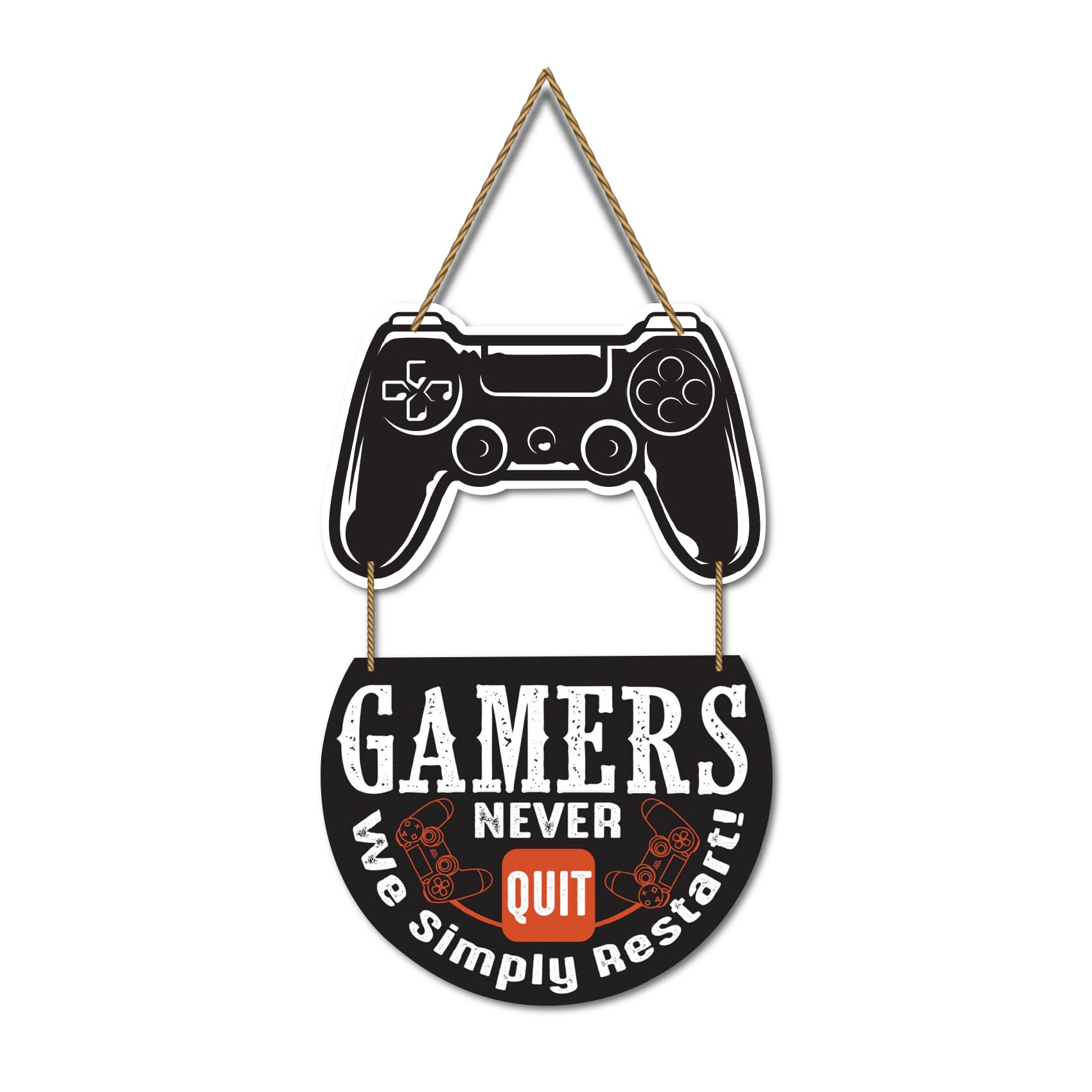 Gamer Wall Hanging - Wooden Home Decor -1