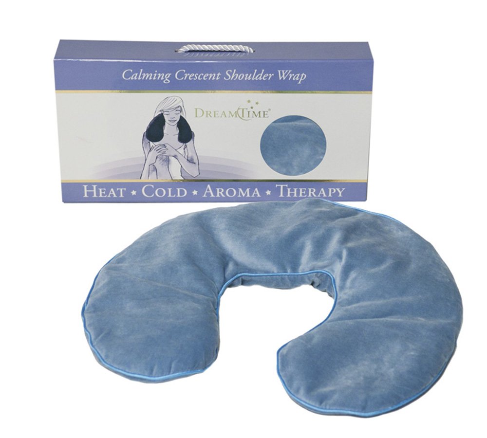 DreamTimeCalming Crescent Shoulder Wrap, Larkspur Blue