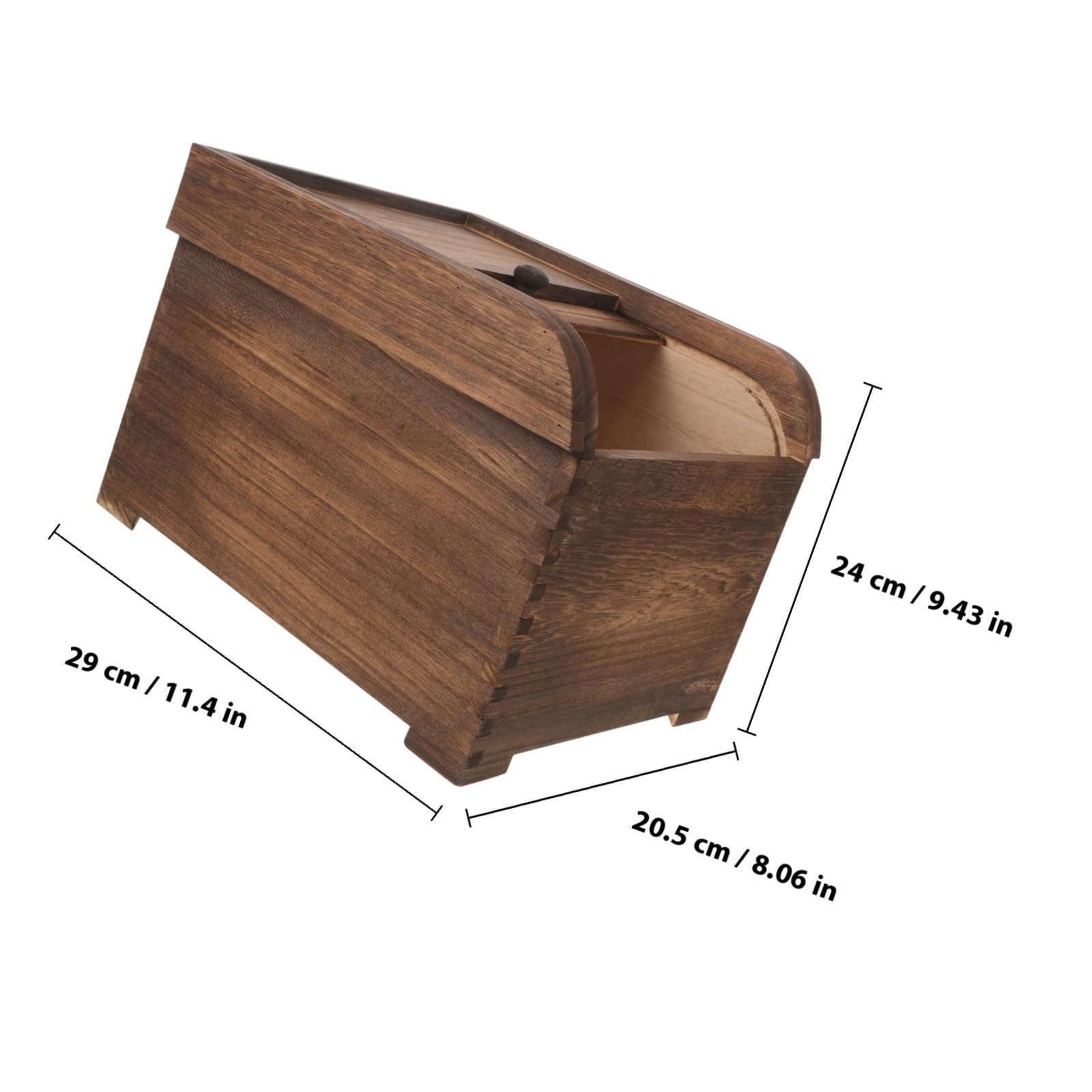 Cubo de Arroz de Madera 5kg, Cierre Fácil, Uso Cocina Hogar
