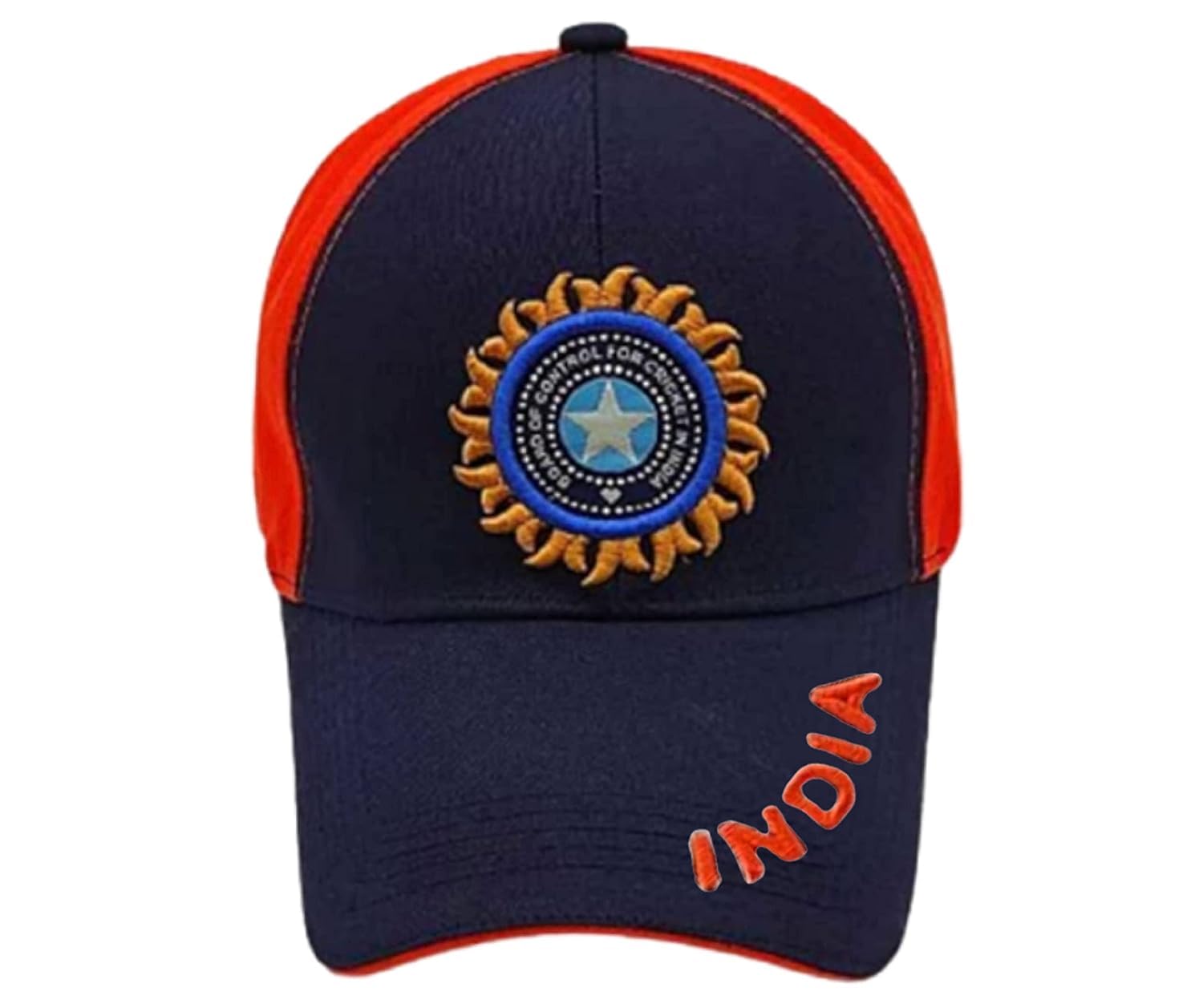 ZaySoo Cap for Men, Women, Kids Cotton Blend, Summer All Season Sports, Cricket, Gym, Branded, Stylish Adjustable Buckle India Cricket Quality Headwear(Black/Red)