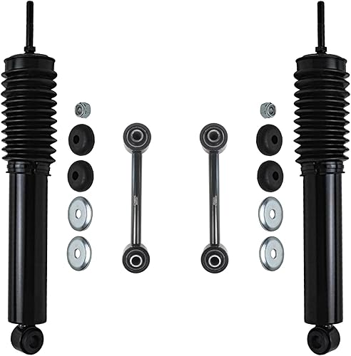 Miniatura 129 de Detroit Axle - Amortiguadores traseros para Chevrolet Equinox GMC Terrain Pontiac Torrent Saturn Vue Suzuki XL-7, 2 Amortiguadores traseros