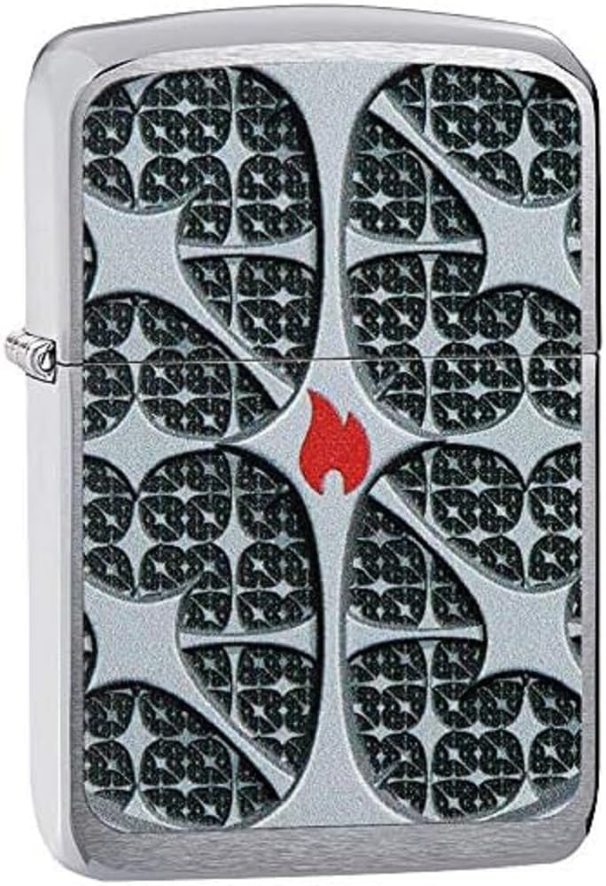 Zippo Lighter, Brass, Individual Design, Original Pocket Size