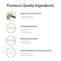 Vista 6 de OxygenCeuticals Gel calmante de aloe vera, gel de aloe vera natural, para rostro y cuerpo, 33.8 onzas (33.8 fl oz)