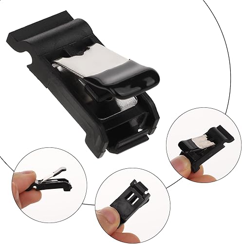 Miniatura 4 de Clip de resorte de puerta de combustible, cubierta de repuesto de resorte de puerta de tanque de gasolina compatible con Toyota Avalon Camry RAV4