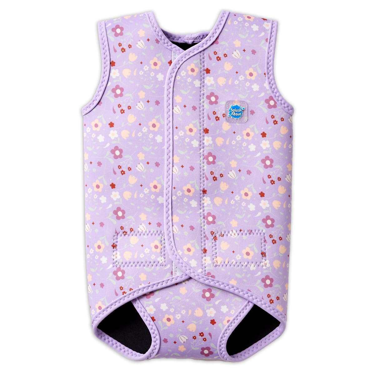 Splash About Baby Wrap Wetsuit, Lilac Spring, 6-18 Months