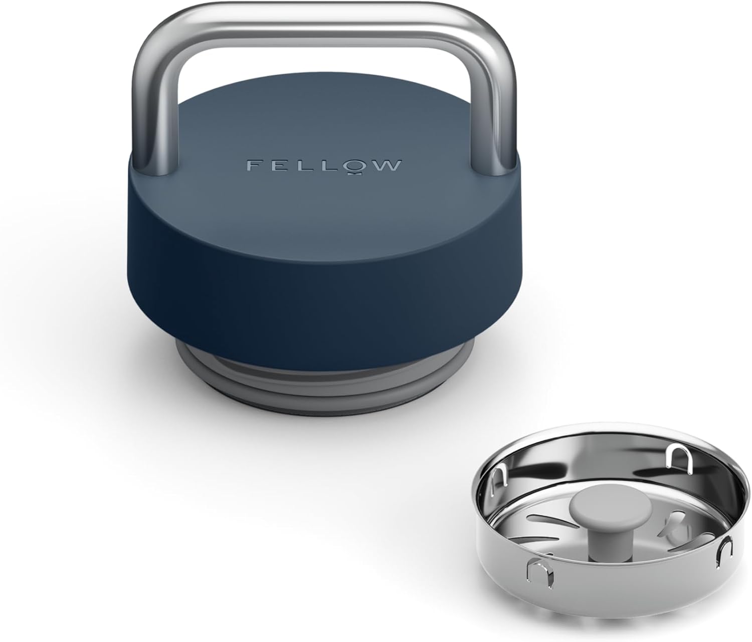 Fellow 32 oz Carter Carry Water Bottle - All-Day Hydration, Leak-Proof Lid, Vacuum Insulated Stainless Steel Tumbler,Keeps Heat for 12 Hours/Stays Cold for 24 Hours Dishwasher Safe - Stone Blue - Image 6