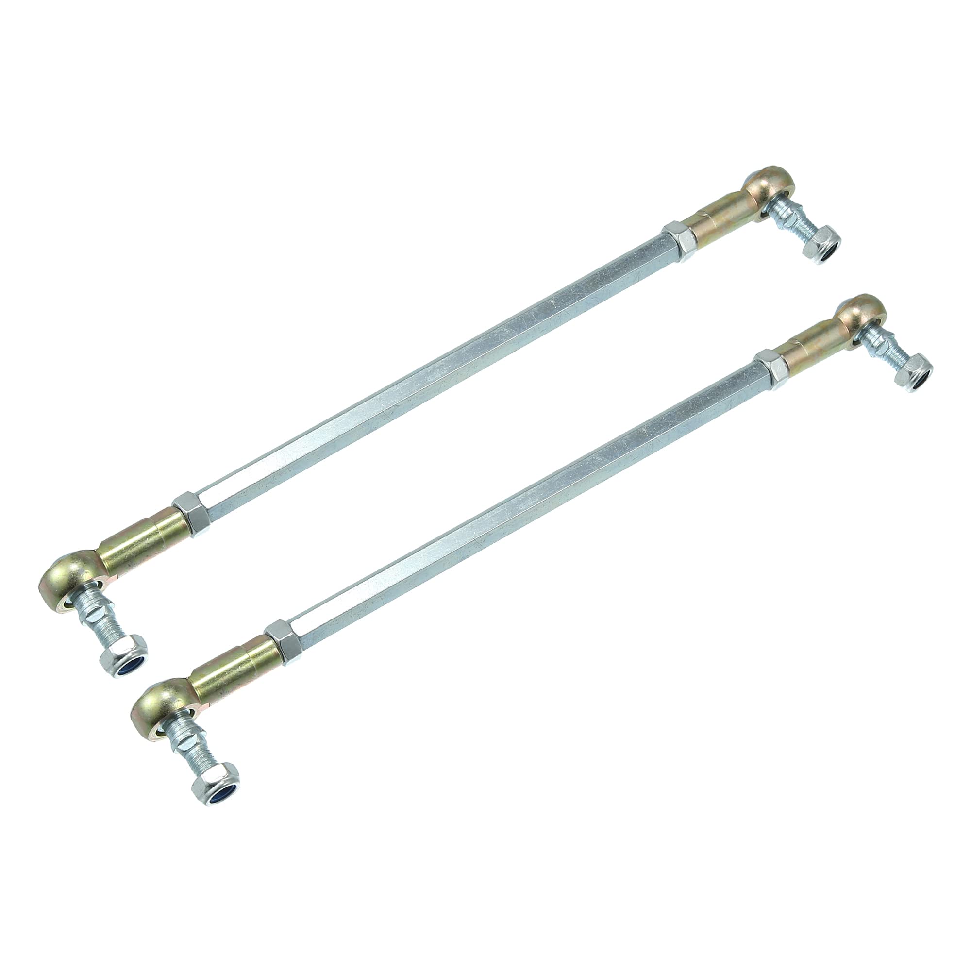 X AUTOHAUX 2Pcs M8 260mm Direction Attache Tige pour 50cc 70cc 90cc 110cc 125cc ATV