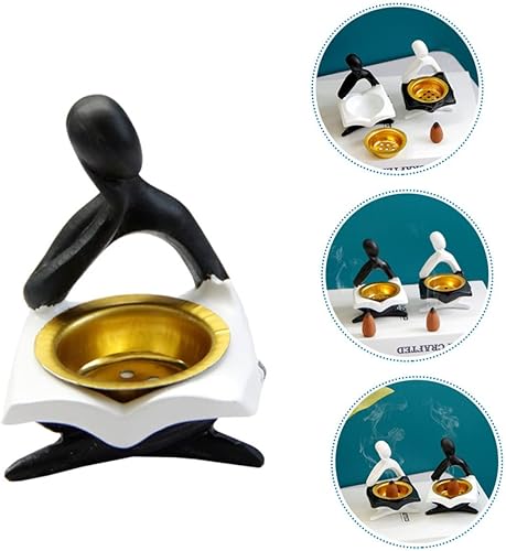 Miniatura 6 de Artibetter Figura abstracta Quemador de incienso Meditación Incienso Yoga Soporte de incienso Quemador de incienso abstracto Figura abstracta