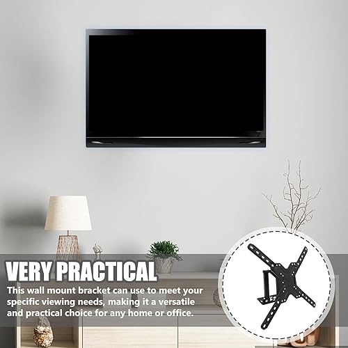 Miniatura 7 de Soporte telescópico de montaje en pared para televisores, pantallas grandes, giratorio, retráctil, de acero laminado en frío, soporte de pared que