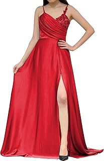 Brautjungfernkleider für Hochzeit, A-Linie, Abendkleid, Partykleider, mit Applikation, lang, elegant, formelle Anlässe, Kleider