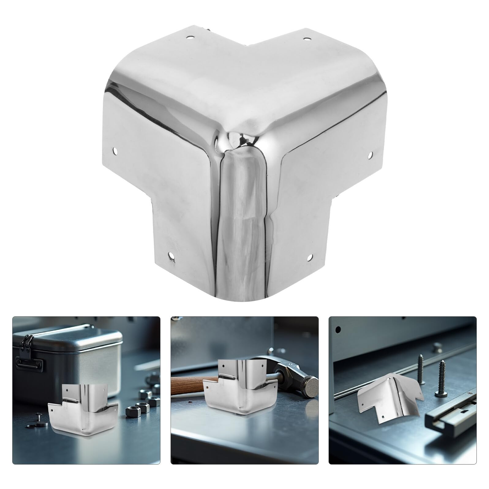 Protezione Installazione Facile Angolare in Acciaio Inossidabile Resistente Urti per Camion Refrigerato per Trasporto e Modifiche Box Truck