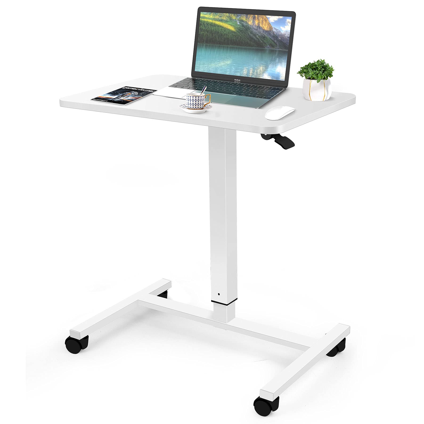 Buy MOEO Mobile Laptop Stand Desk, Height Adjustable Rolling Cart from