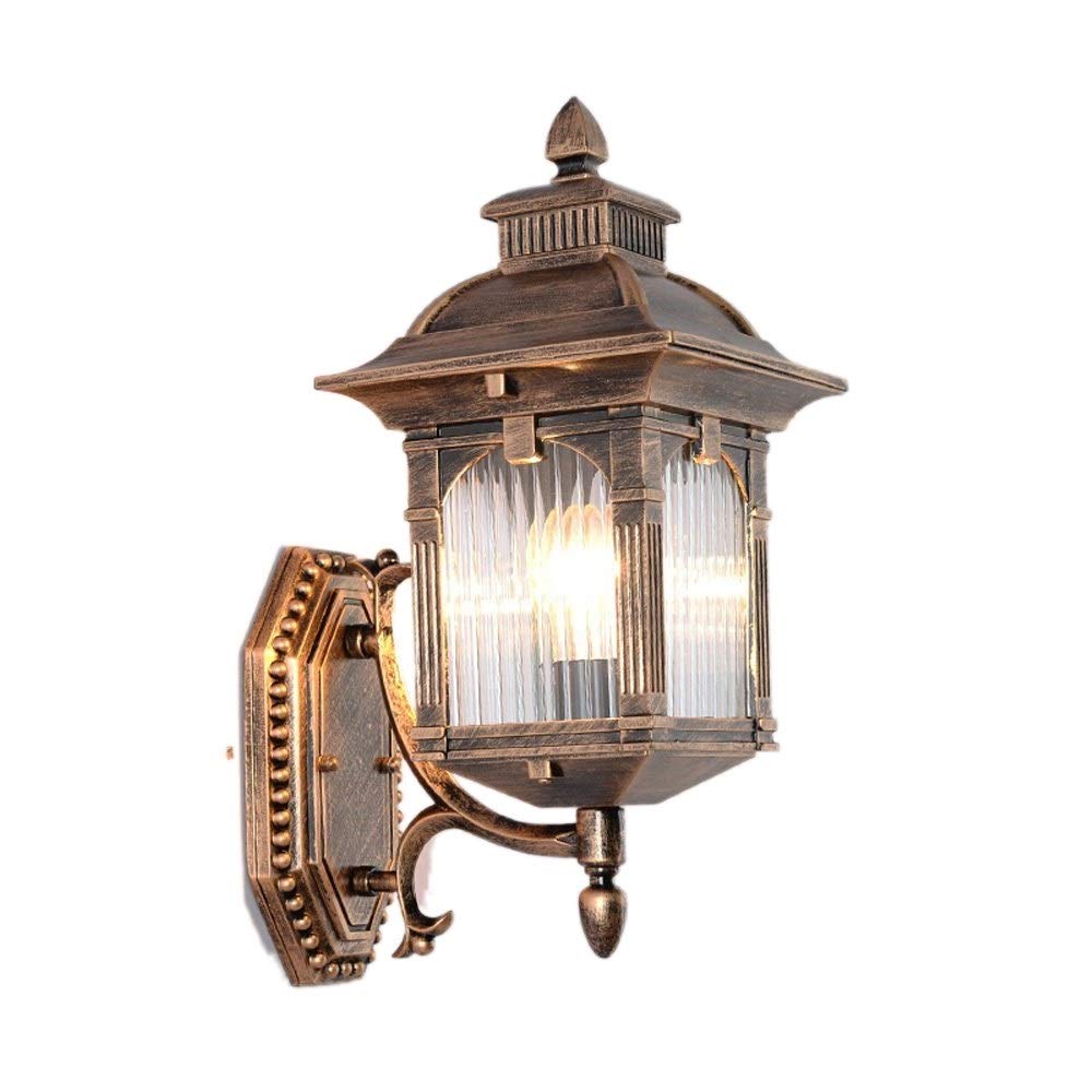 YUANCHUTOP Wall Sconce Vintage Outdoor Wall Lamp Waterproof IP54 Courtyard Creative Living Room Headboard Wall Sconce Garden Villa Aisle Balcony Wall Lantern E27 Fixture Waterproof