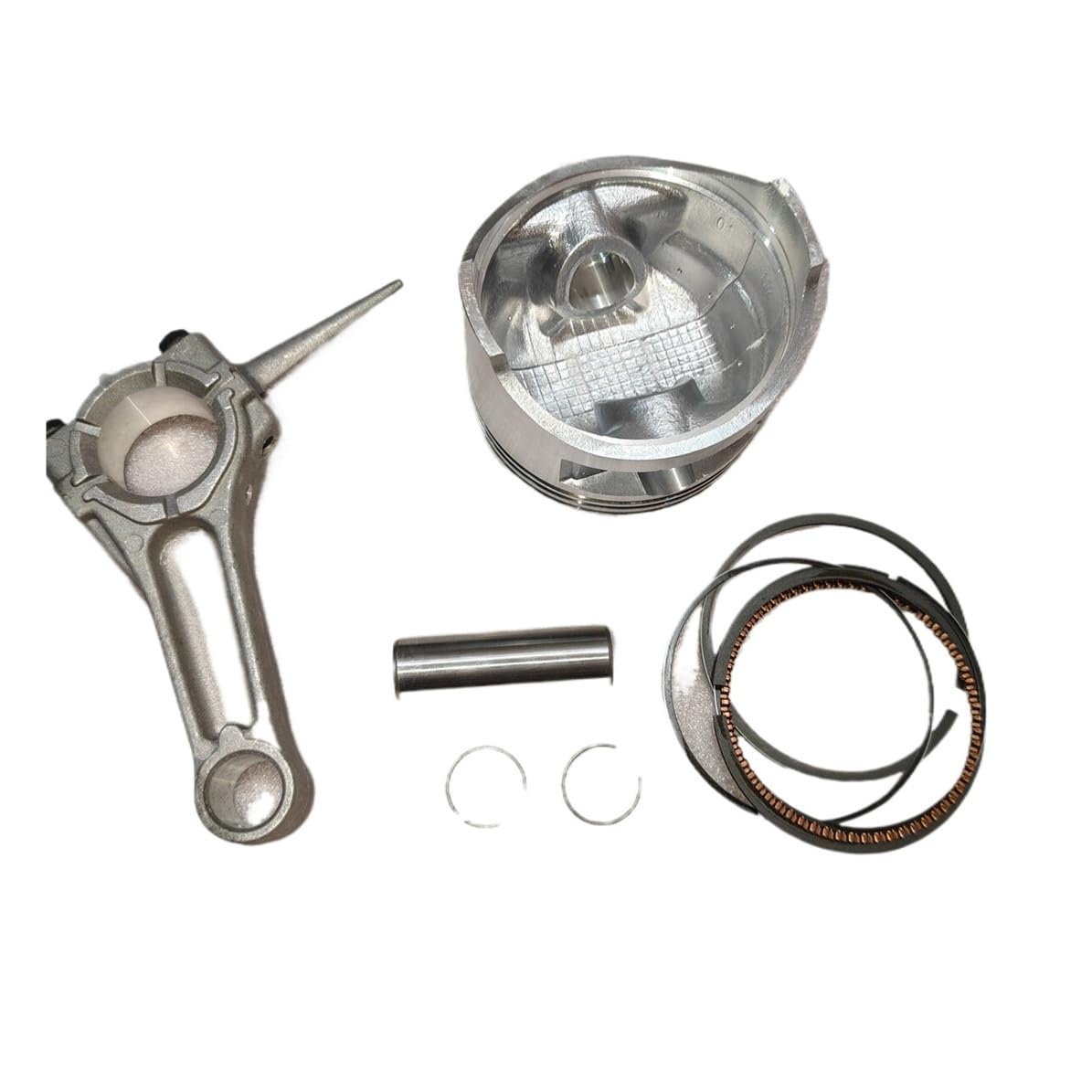 Kit de pistón generador con Anillos, Pasador y Seguridad, biela Apta for 177F GX270 270cc, Piezas Bomba Agua cultivador 4 Tiempos, Motor refrigerado