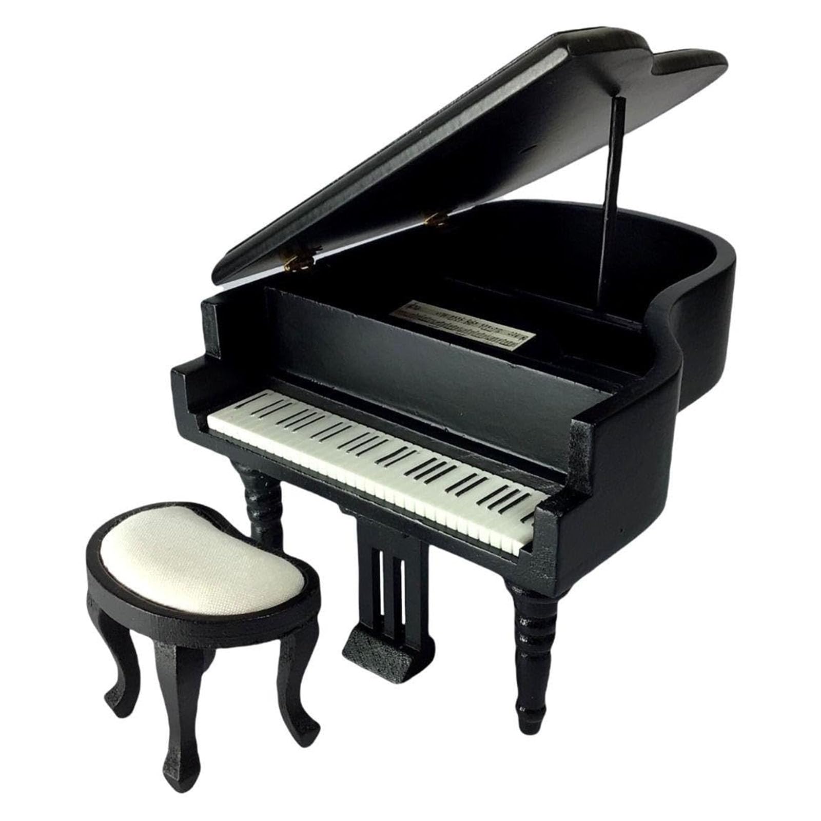Instrumento de Piano Cómo Hacer Juego Para Niños Muebles De Ruedas Modelo Juguete 1:12 Piano Vintage Jugar Casas de Muñecas Artesanía Creativa