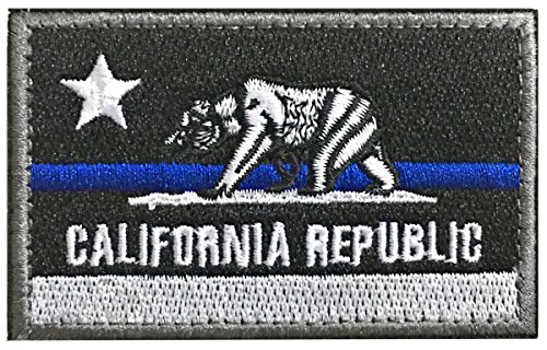 Wzt 5 Pcs California Tactical Patch - Morale Military Patches #TOP3