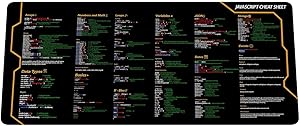 Javascript Cheat Sheet Desk Mat for Software Engineers, Software ...