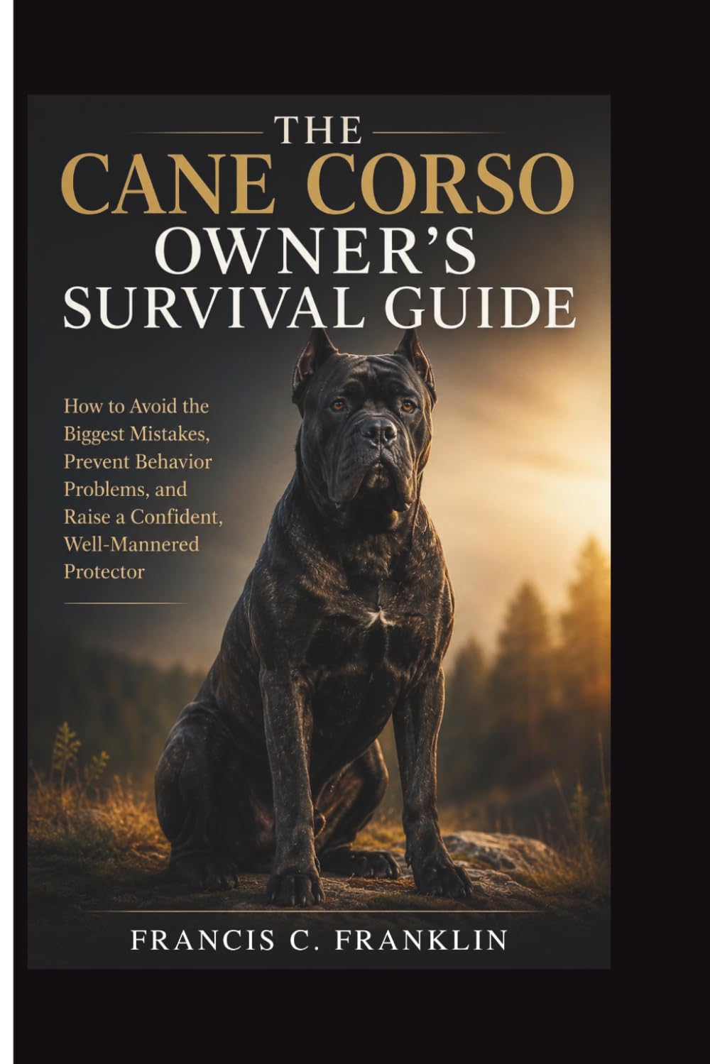 THE CANE CORSO OWNER'S SURVIVAL GUIDE: How to Avoid the Biggest Mistakes, Prevent Behavior Problems, and Raise a Confident, Well-Mannered Protector