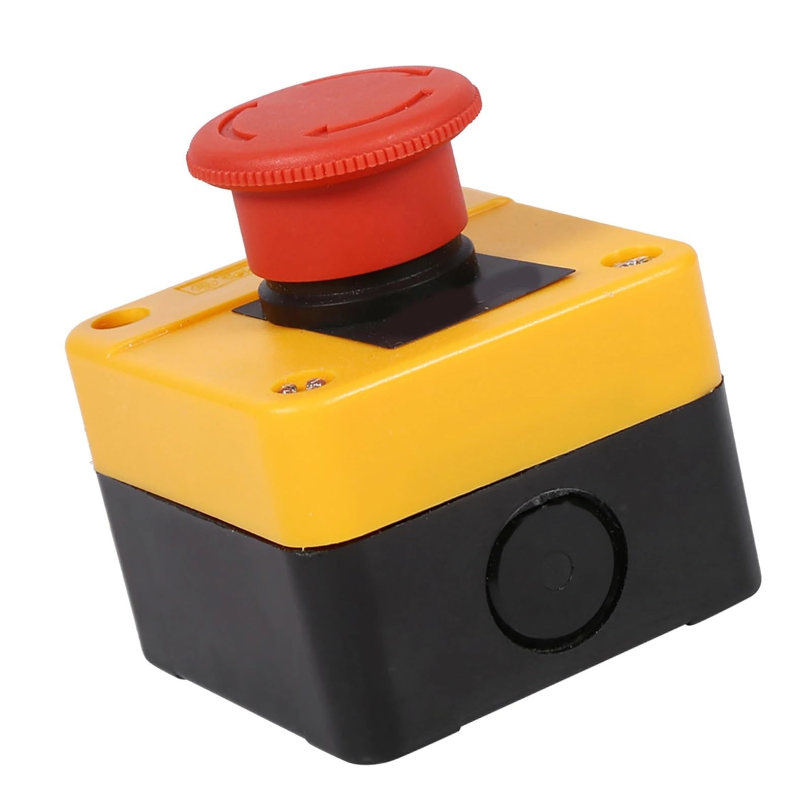 Bouton d'arrêt d'urgence 660 V 10 A, coque en plastique, panneau rouge, bouton-poussoir champignon, interrupteur d'arrêt d'urgence, neuf