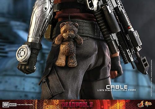 Miniatura 11 de Hot Toys Marvel Comics Deadpool - Figura coleccionable de 2 cables a escala 16