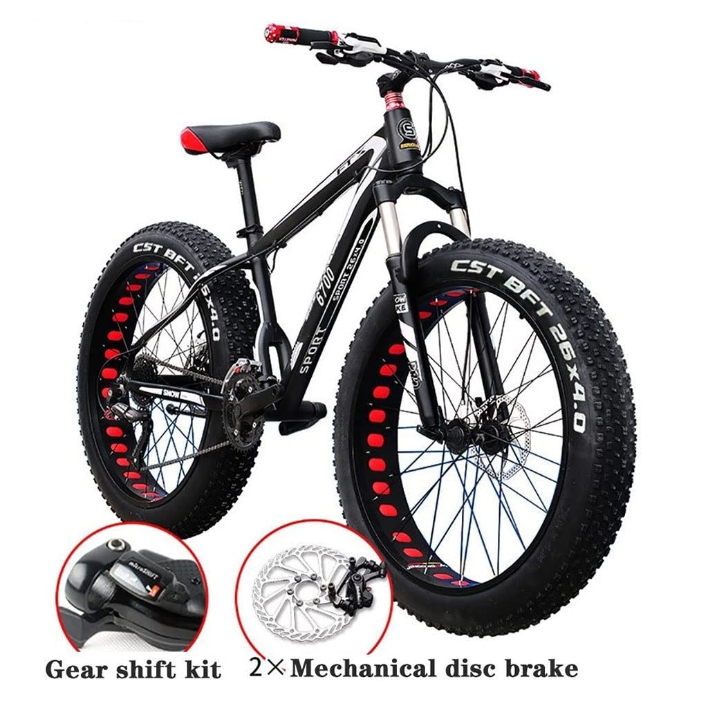 Amazon.co.jp: Fat Tire Mountain メンズ バイク 27/30速 26インチ 